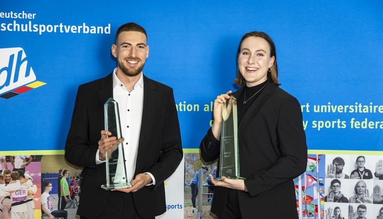 Antonia Kinzel und Jens Mergenthaler sind Hochschulsportler:in des Jahres