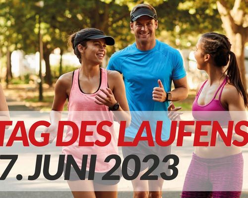 Aktion zum Tag des Laufens für alle LaufTREFFs