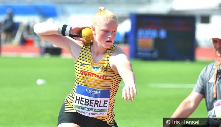 U18-EM Tag 1 | Antonia Heberle souverän im Finale