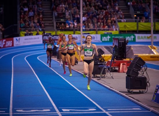 Die Europarekordhalterin über die 3.000 Meter kommt nach Karlsruhe: Laura Muir startet beim INIT INDOOR MEETING 2026