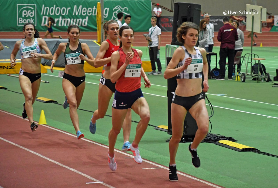 Hallen-EM-Norm für Hanna Klein und Gregor Traber beim Indoor Meeting in Dortmund
