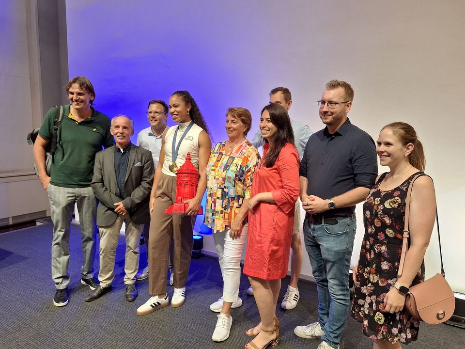 Empfang der Olympiateilnehmer:innen in Mannheim